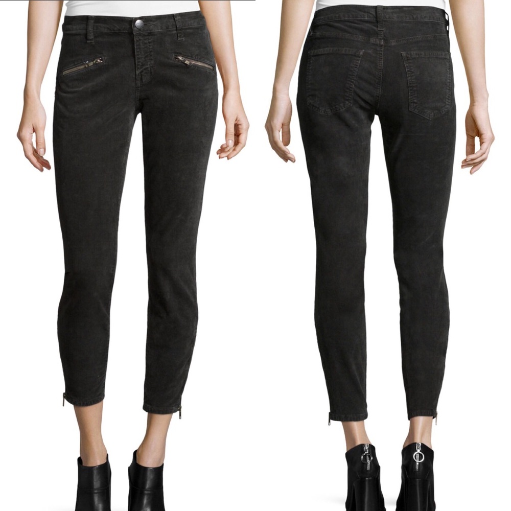 Current/Elliot Jeans Soho Zip Stiletto Gunmetal